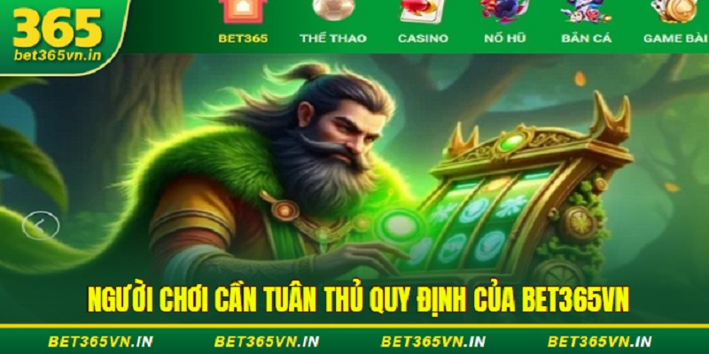 Người chơi cần tuân thủ quy định của Bet365 Người chơi cần tuân thủ quy định của Bet365