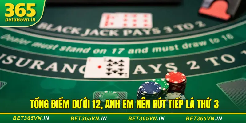 Khi nào nên rút bài blackjack