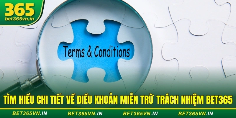 Miễn Trừ Trách Nhiệm - Chính Sách Hội Viên Cần Nhớ Rõ 1 điều khoản miễn trừ trách nhiệm BET365